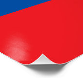 Flagge Ecuadors Poster (Ecke)