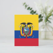 Flagge Ecuadors Postkarte (Stehend Vorderseite)