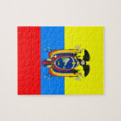 Flagge Ecuadors Puzzle (Horizontal)