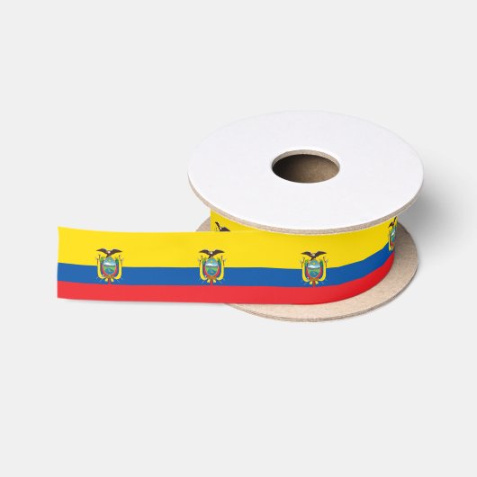Flagge Ecuadors Satinband (Spule)