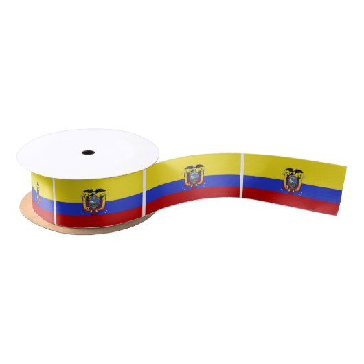 Flagge Ecuadors Satinband (Spule)