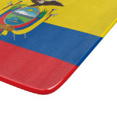 Flagge Ecuadors Schneidebrett (Ecke)