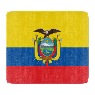 Flagge Ecuadors Schneidebrett