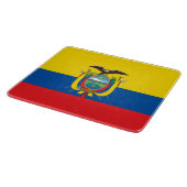 Flagge Ecuadors Schneidebrett (Ecke)