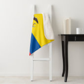 Flagge Ecuadors Sherpadecke (Beispiel)