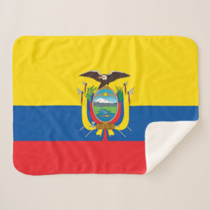Flagge Ecuadors Sherpadecke