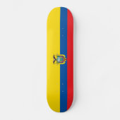 Flagge Ecuadors Skateboard (Vorderseite)