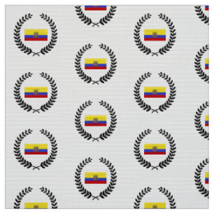 Flagge Ecuadors Stoff