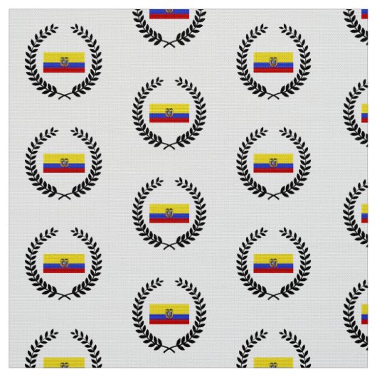 Flagge Ecuadors Stoff (Muster)