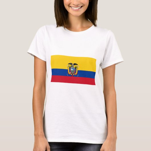Flagge Ecuadors T-Shirt (Vorderseite)