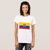 Flagge Ecuadors T-Shirt (Vorne ganz)