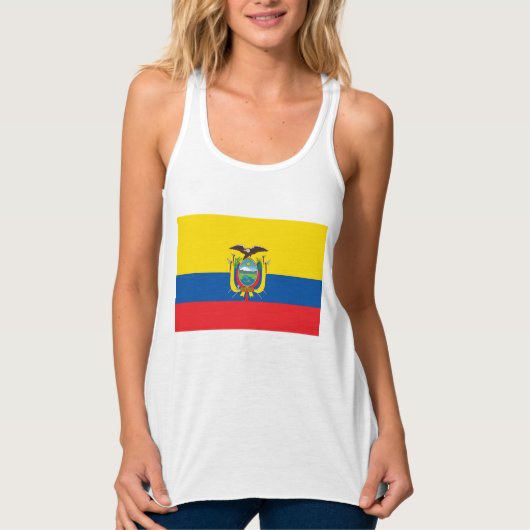 Flagge Ecuadors Tank Top (Vorderseite)