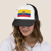 Flagge Ecuadors Truckerkappe (Beispiel)