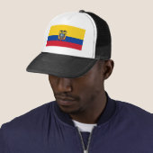 Flagge Ecuadors Truckerkappe (Beispiel)