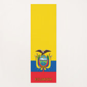 Flagge Ecuadors Yogamatte (Vorderseite)