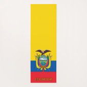 Flagge Ecuadors Yogamatte (Rückseite)