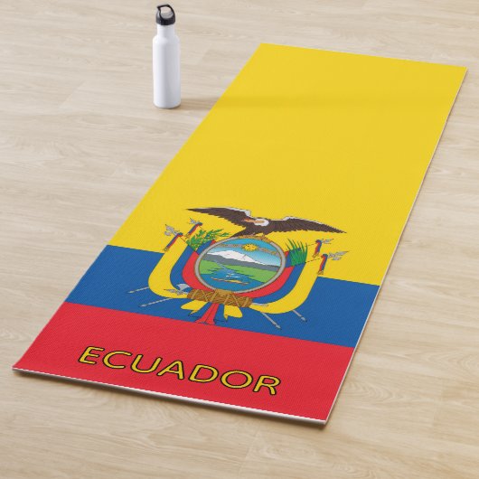 Flagge Ecuadors Yogamatte (Beispiel)
