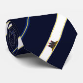 Flagge Edinburgh Strips Krawatte (Gerollt)