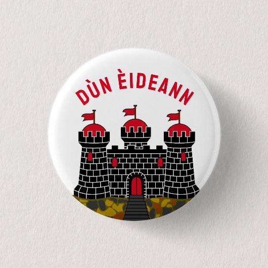 Flagge Edinburghs - SCOTLAND Button (Vorderseite)