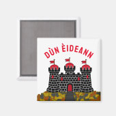 Flagge Edinburghs - SCOTLAND Magnet (Vorderseite/Rückseite)