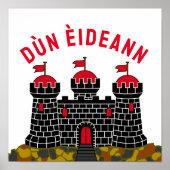 Flagge Edinburghs - SCOTLAND Poster (Vorne)