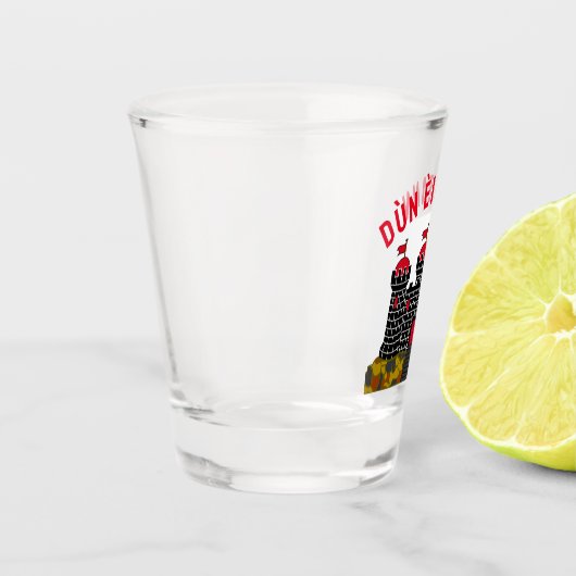 Flagge Edinburghs - SCOTLAND Schnapsglas (Links)