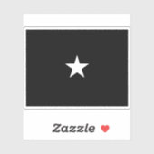 Flagge eines Brigadegeneral der U.S. Space Force Aufkleber (Blatt)