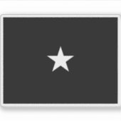 Flagge eines Brigadegeneral der U.S. Space Force Aufkleber (Vorderseite)