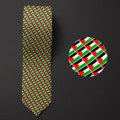 Flagge eines palästinensischen Musters Krawatte