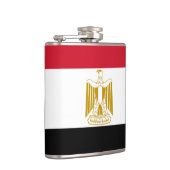 Flagge eingewickelter Flasche Ägyptens Vinyl Flachmann (Rechts)