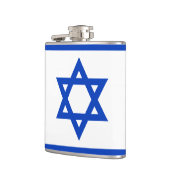 Flagge eingewickelter Flasche Israels Vinyl Flachmann (Links)
