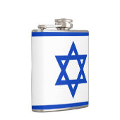 Flagge eingewickelter Flasche Israels Vinyl Flachmann (Rechts)