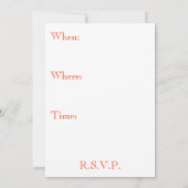 Flagge-Einladung Einladung (Rückseite)