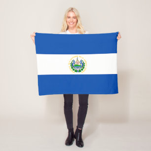 Flagge El Salvador Fleecedecke