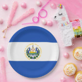 Flagge: El Salvador Pappteller (Party)