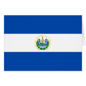 Flagge El Salvadors (Vorderseite (Horizontal))