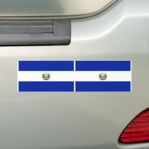 Flagge El Salvadors Autoaufkleber