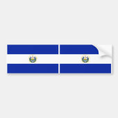 Flagge El Salvadors Autoaufkleber (Vorne)