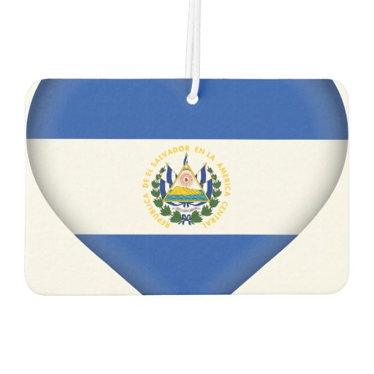 Flagge El Salvadors Autolufterfrischer (Rückseite)