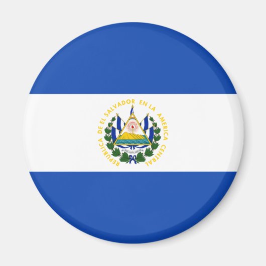 Flagge El Salvadors - Bandera de El Salvador Magnet (Vorne)