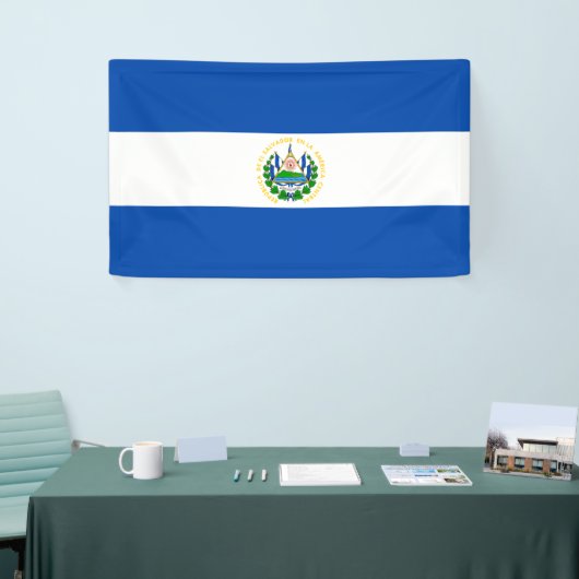 Flagge El Salvadors Banner (Messeveranstaltung)