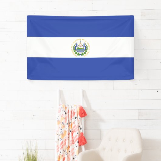 Flagge El Salvadors Banner (Insitu)