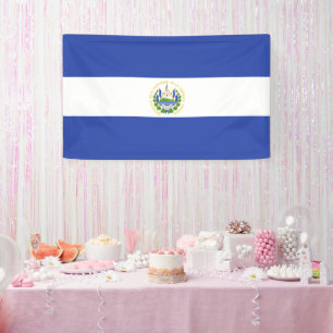 Flagge El Salvadors Banner