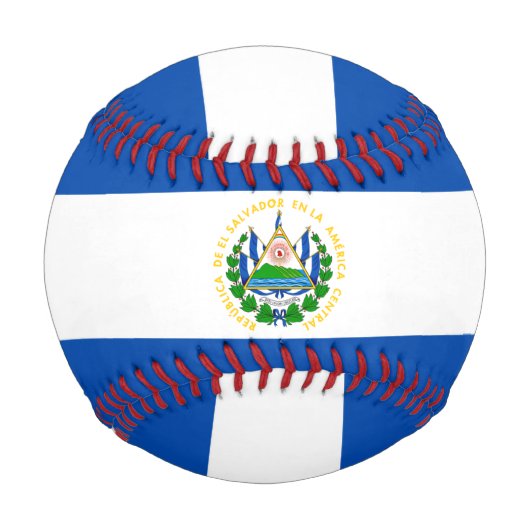 Flagge El Salvadors Baseball (Rückseite)