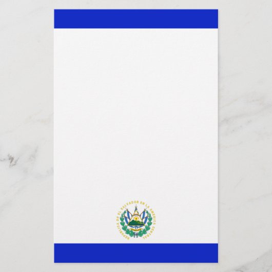 Flagge El Salvadors Briefpapier (Vorderseite)