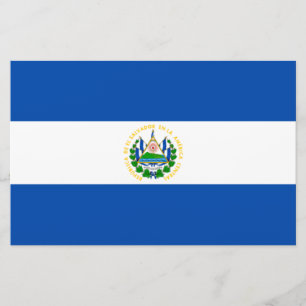 Flagge El Salvadors Briefpapier