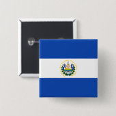 Flagge El Salvadors Button (Vorne & Hinten)