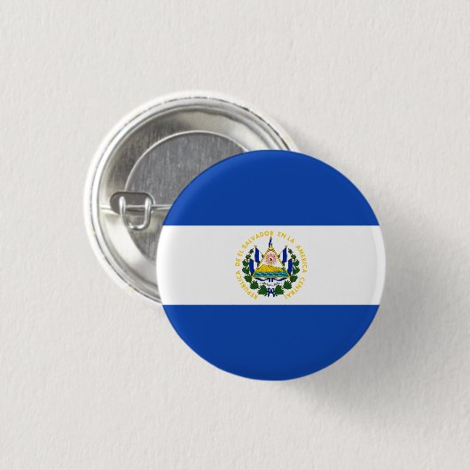 Flagge El Salvadors Button (Vorne & Hinten)