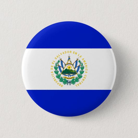 Flagge El Salvadors Button (Vorderseite)