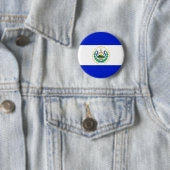 Flagge El Salvadors Button (Beispiel)